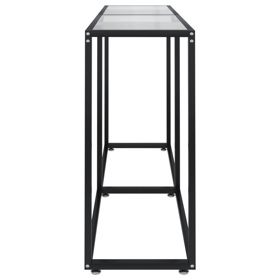 Wandtafel 60X35X75,5 Cm Gehard Glas Transparant 160 x 35 x 75.5 cm Doorzichtig