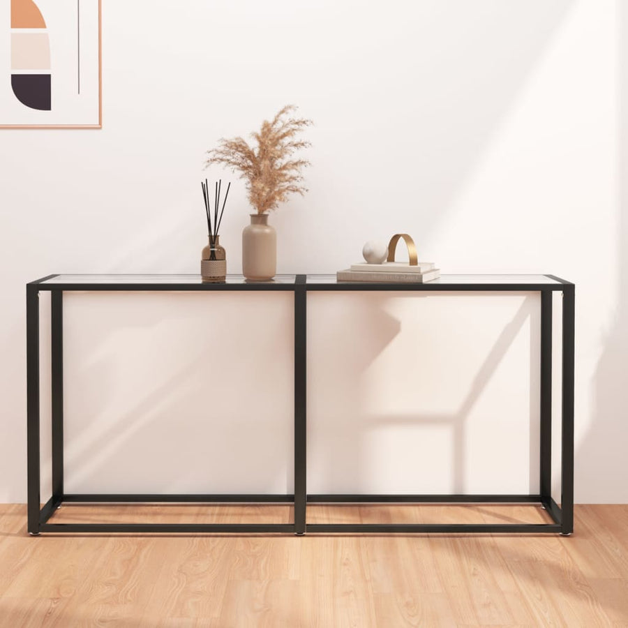 Wandtafel 60X35X75,5 Cm Gehard Glas Transparant 160 x 35 x 75.5 cm Doorzichtig
