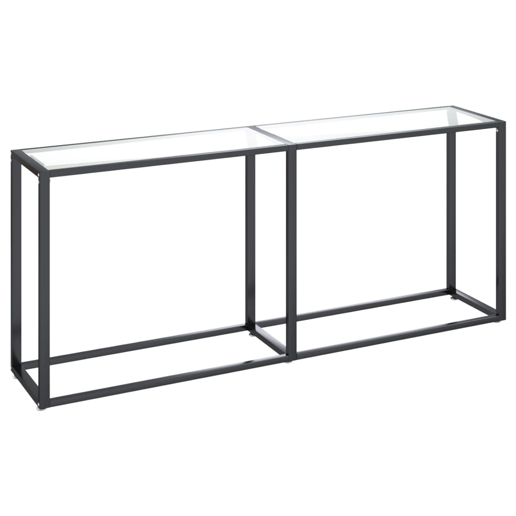 Wandtafel 80X35X75,5 Cm Gehard Glas Transparant 180 x 35 x 75.5 cm Doorzichtig