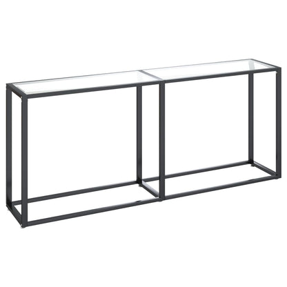 Wandtafel 80X35X75,5 Cm Gehard Glas Transparant 180 x 35 x 75.5 cm Doorzichtig