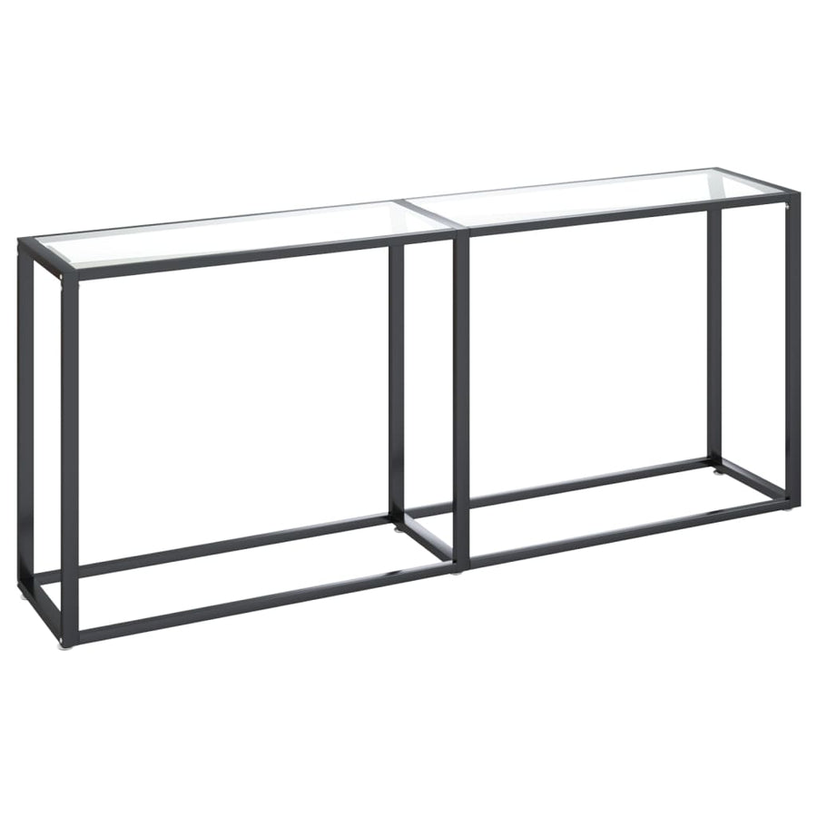Wandtafel 80X35X75,5 Cm Gehard Glas Transparant 180 x 35 x 75.5 cm Doorzichtig