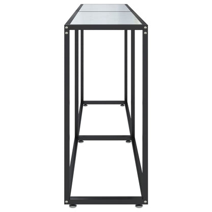 Wandtafel 80X35X75,5 Cm Gehard Glas Witmarmerkleurig 180 x 35 x 75.5 cm Wit marmer