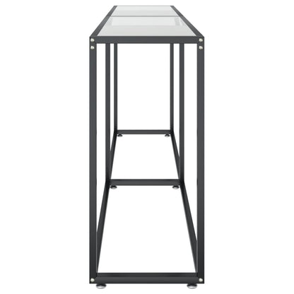 Wandtafel 200X35X75,5 Cm Gehard Glas Transparant 200 x 35 x 75.5 cm Doorzichtig
