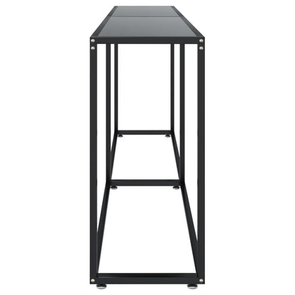 Wandtafel 200X35X75,5 Cm Gehard Glas 200 x 35 x 75.5 cm Zwart