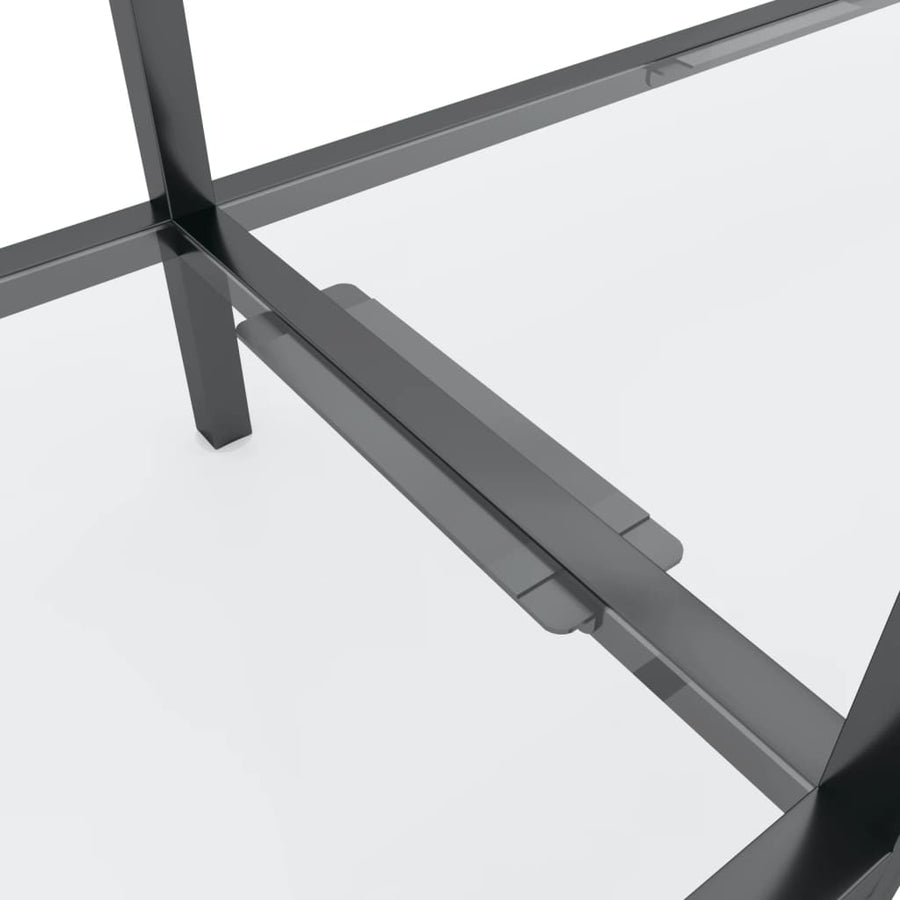 Wandtafel 40X35X75,5 Cm Gehard Glas Transparant 140 x 35 x 75.5 cm Doorzichtig