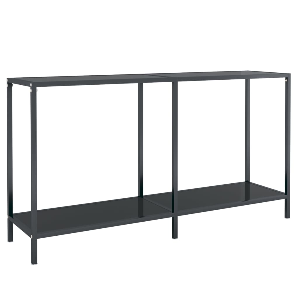 Wandtafel 40X35X75,5 Cm Gehard Glas 140 x 35 x 75.5 cm Zwart