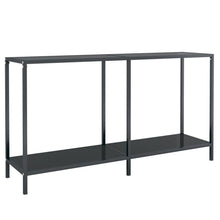 Wandtafel 40X35X75,5 Cm Gehard Glas 140 x 35 x 75.5 cm Zwart