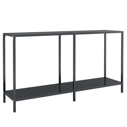 Wandtafel 40X35X75,5 Cm Gehard Glas 140 x 35 x 75.5 cm Zwart