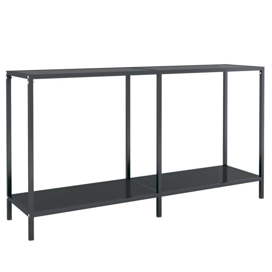 Wandtafel 40X35X75,5 Cm Gehard Glas 140 x 35 x 75.5 cm Zwart