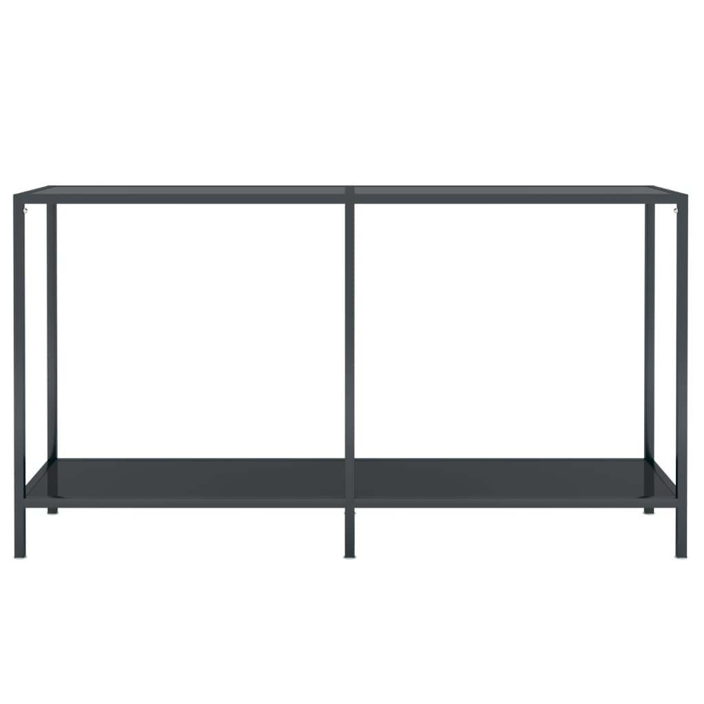 Wandtafel 40X35X75,5 Cm Gehard Glas 140 x 35 x 75.5 cm Zwart