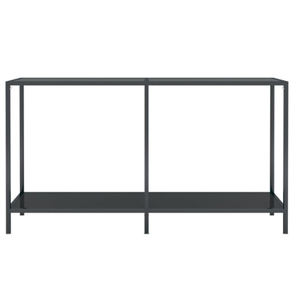 Wandtafel 40X35X75,5 Cm Gehard Glas 140 x 35 x 75.5 cm Zwart