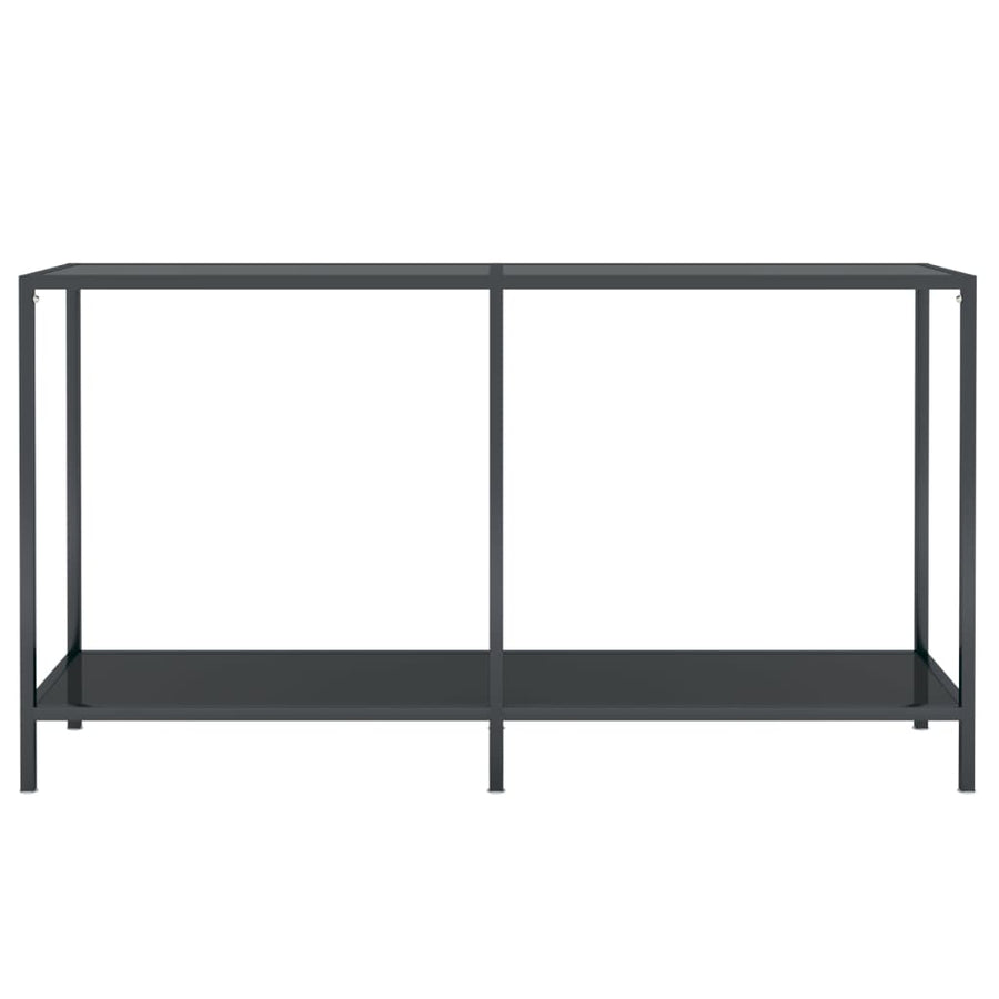 Wandtafel 40X35X75,5 Cm Gehard Glas 140 x 35 x 75.5 cm Zwart