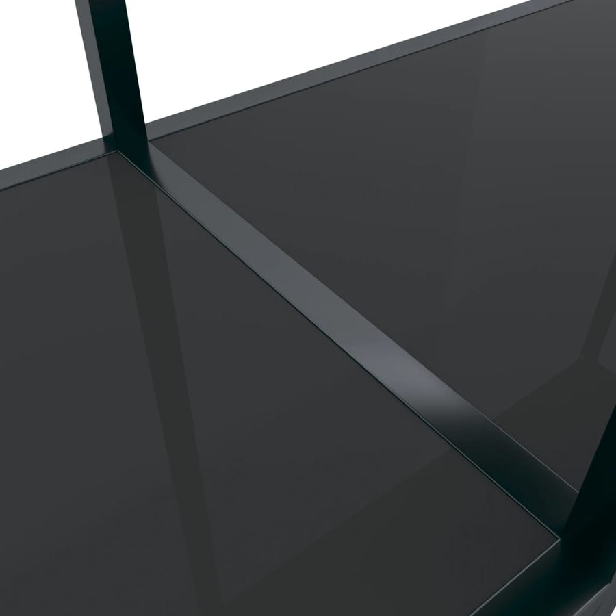 Wandtafel 40X35X75,5 Cm Gehard Glas 140 x 35 x 75.5 cm Zwart