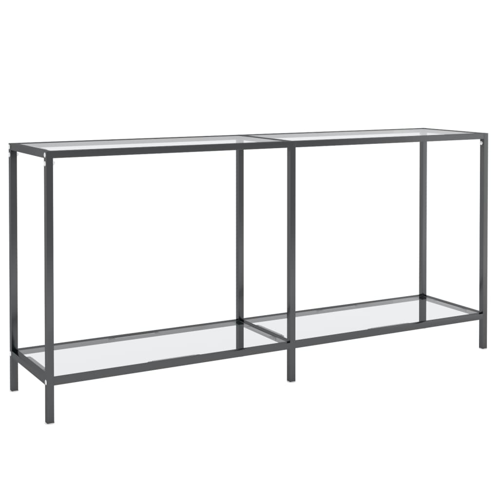 Wandtafel 60X35X75,5 Cm Gehard Glas Transparant 160 x 35 x 75.5 cm Doorzichtig
