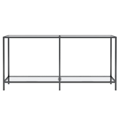 Wandtafel 60X35X75,5 Cm Gehard Glas Transparant 160 x 35 x 75.5 cm Doorzichtig