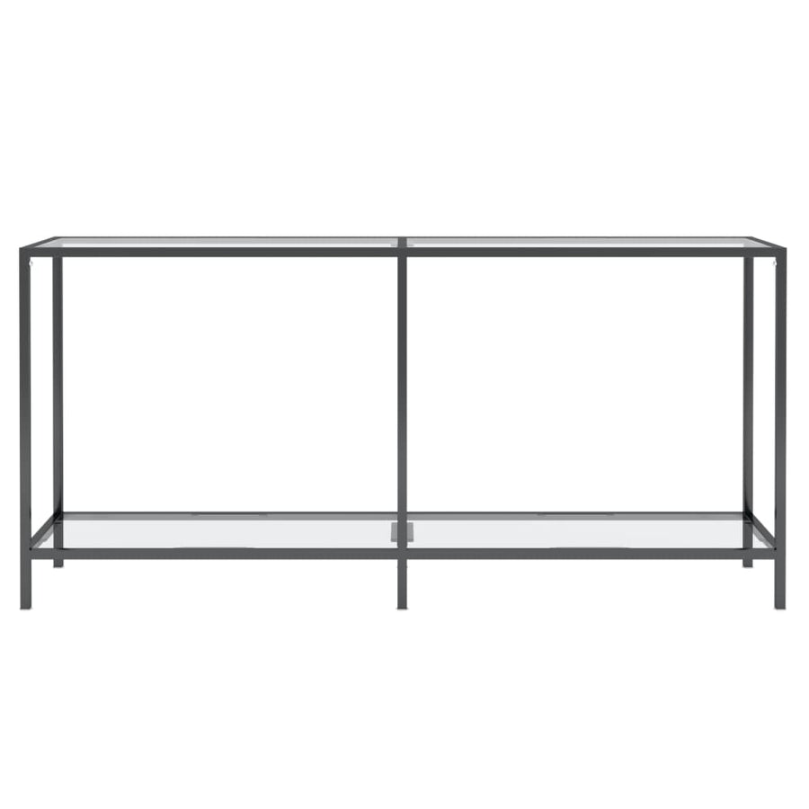 Wandtafel 60X35X75,5 Cm Gehard Glas Transparant 160 x 35 x 75.5 cm Doorzichtig