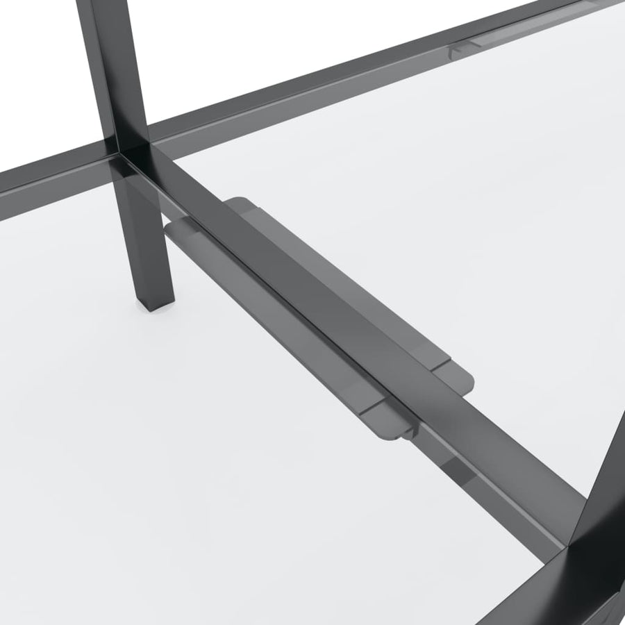 Wandtafel 60X35X75,5 Cm Gehard Glas Transparant 160 x 35 x 75.5 cm Doorzichtig
