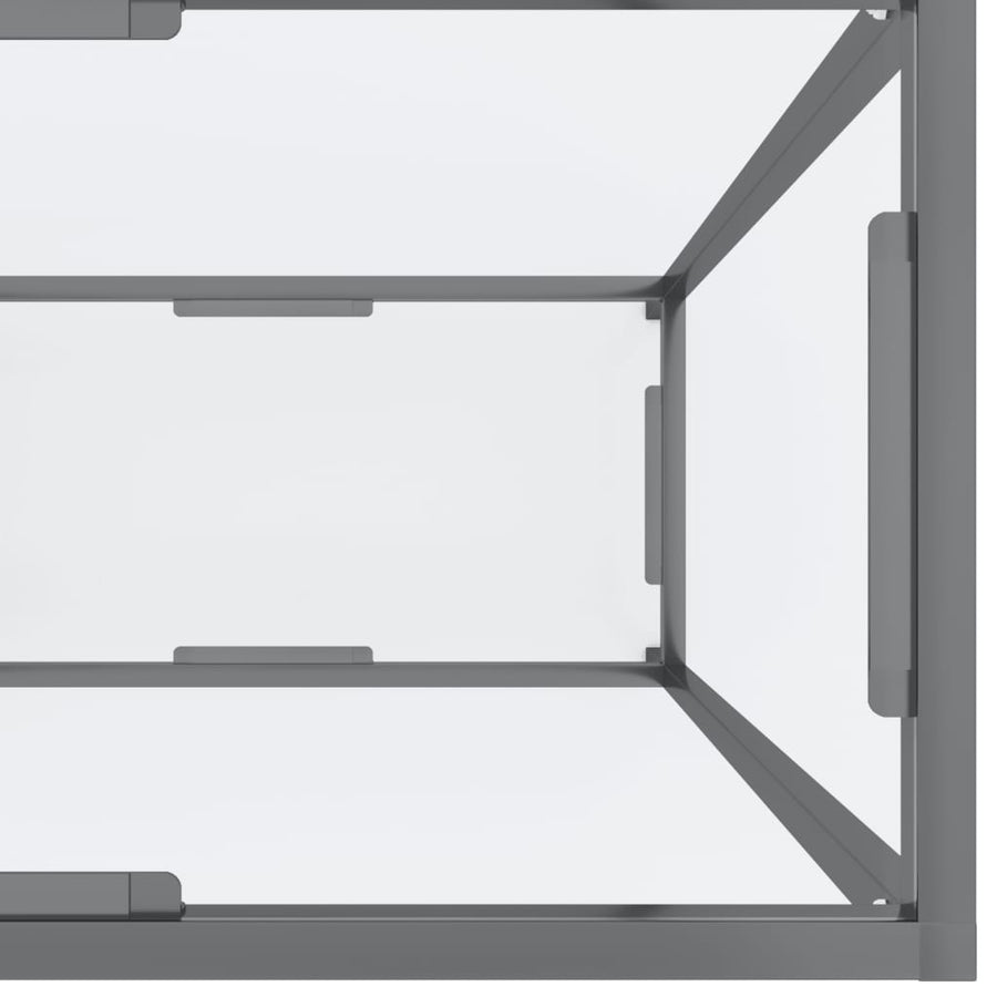Wandtafel 60X35X75,5 Cm Gehard Glas Transparant 160 x 35 x 75.5 cm Doorzichtig