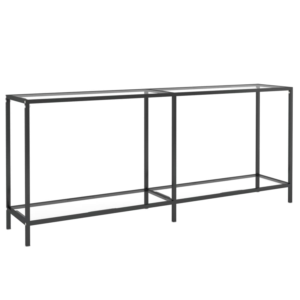 Wandtafel 80X35X75,5 Cm Gehard Glas Transparant 180 x 35 x 75.5 cm Doorzichtig