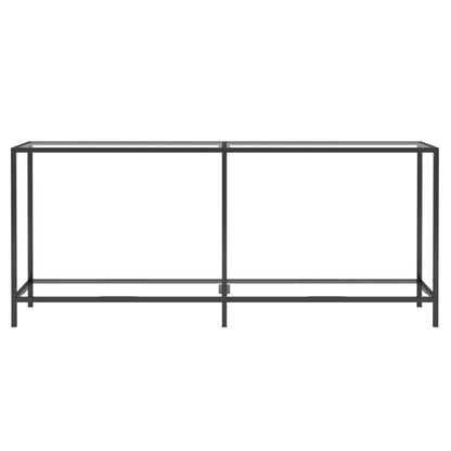 Wandtafel 80X35X75,5 Cm Gehard Glas Transparant 180 x 35 x 75.5 cm Doorzichtig