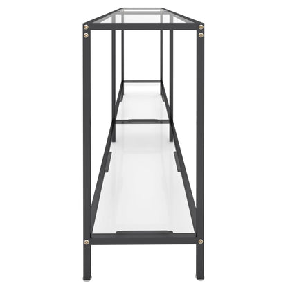 Wandtafel 80X35X75,5 Cm Gehard Glas Transparant 180 x 35 x 75.5 cm Doorzichtig