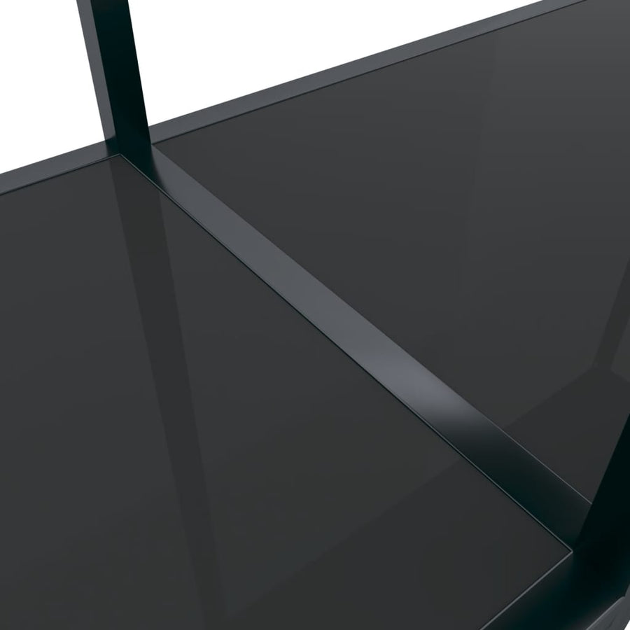 Wandtafel 80X35X75,5 Cm Gehard Glas 180 x 35 x 75.5 cm Zwart