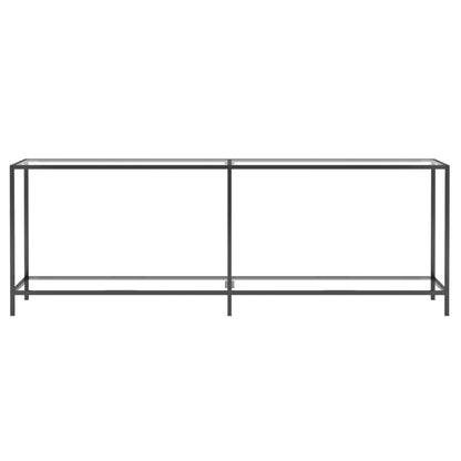 Wandtafel 220X35X75,5 Cm Gehard Glas Transparant 220 x 35 x 75.5 cm Doorzichtig