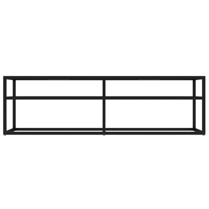 Tv-Meubel 40X40X40,5 Cm Gehard Glas 140 x 40 x 40.5 cm Zwart