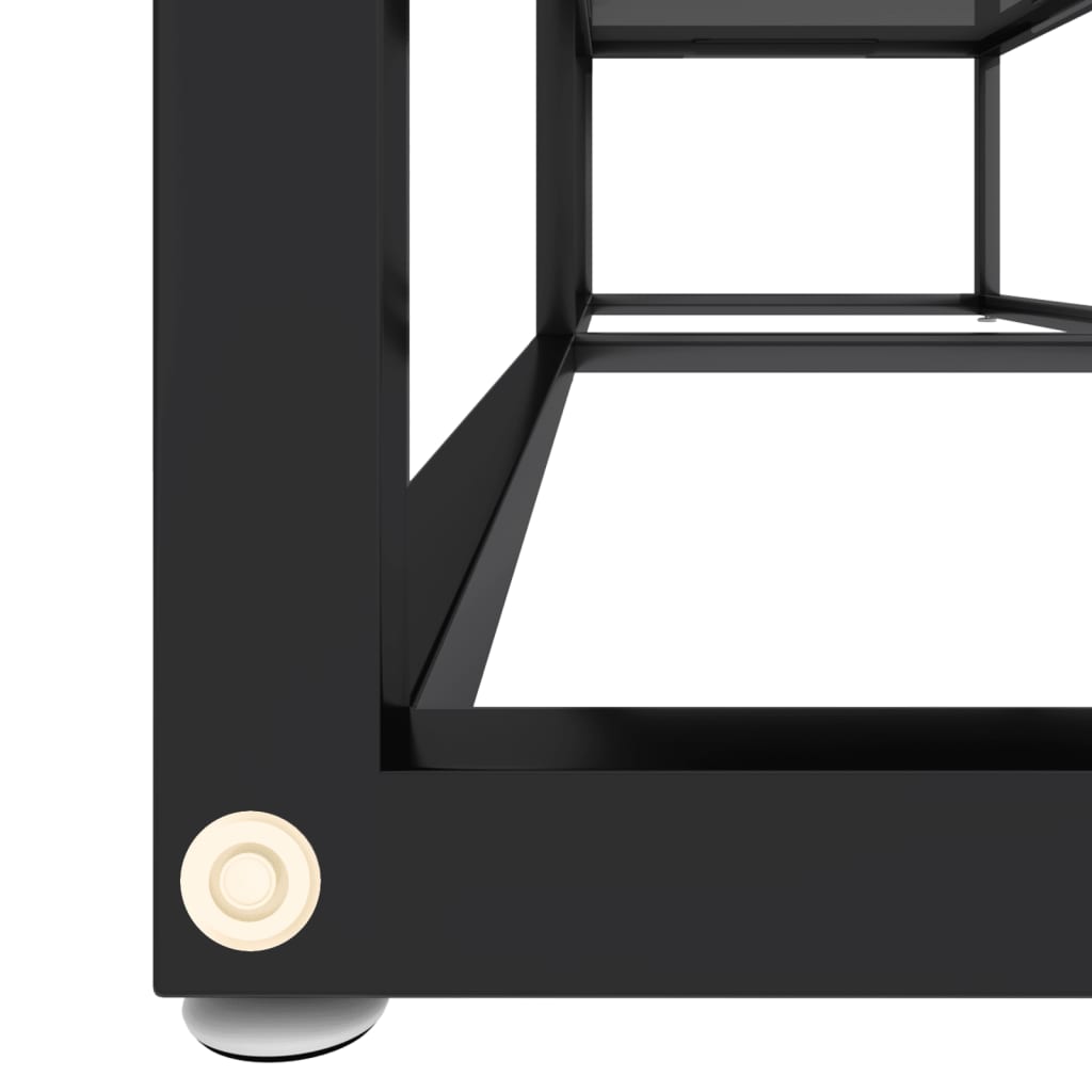 Tv-Meubel 40X40X40,5 Cm Gehard Glas 140 x 40 x 40.5 cm Zwart