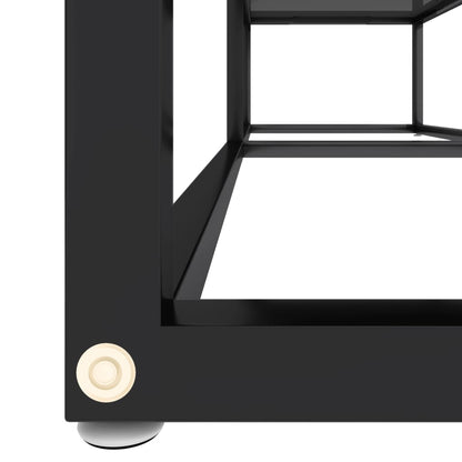 Tv-Meubel 40X40X40,5 Cm Gehard Glas 140 x 40 x 40.5 cm Zwart