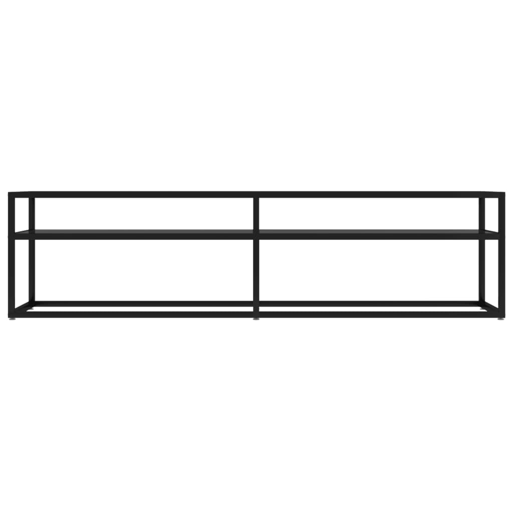 Tv-Meubel 60X40X40,5 Gehard Glas 160 x 40 x 40.5 cm Zwart