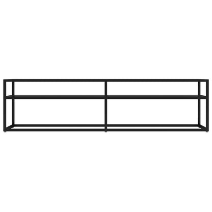 Tv-Meubel 60X40X40,5 Gehard Glas 160 x 40 x 40.5 cm Zwart