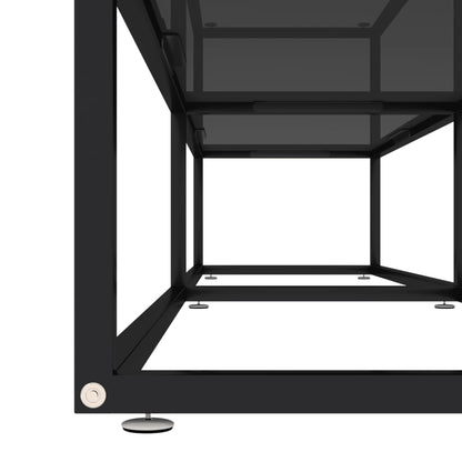 Tv-Meubel 80X40X40,5 Cm Gehard Glas 180 x 40 x 40.5 cm Zwart
