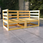 Tuinbank 2-zits massief grenenhout 70x70x67 cm