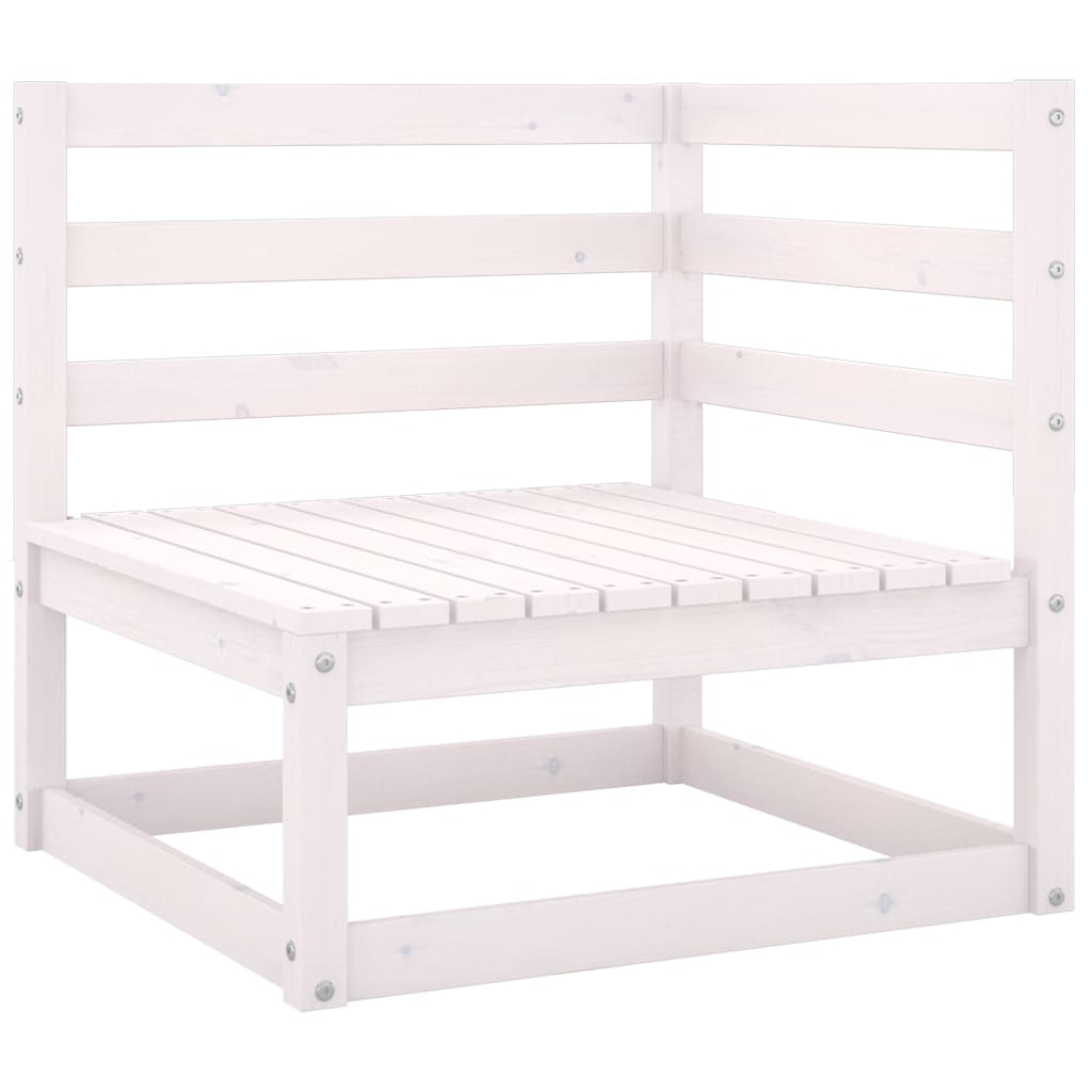 6-Delige Loungeset Massief Grenenhout Nee Wit