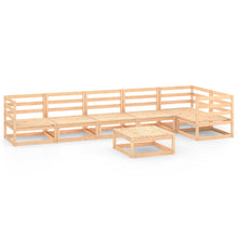 7-delige Loungeset massief grenenhout