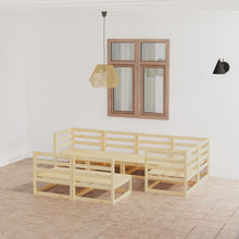 7-delige Loungeset massief grenenhout