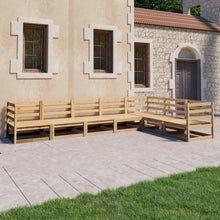 7-delige Loungeset massief grenenhout