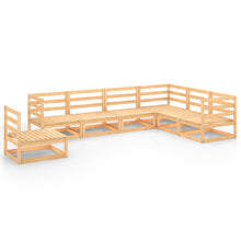 7-delige Loungeset massief grenenhout
