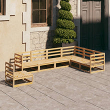 7-delige Loungeset massief grenenhout