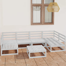 7-delige Loungeset massief grenenhout