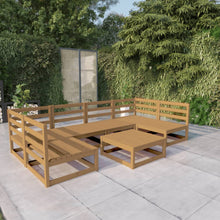 7-delige Loungeset massief grenenhout