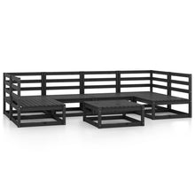 7-delige Loungeset massief grenenhout