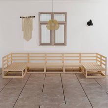 7-delige Loungeset massief grenenhout