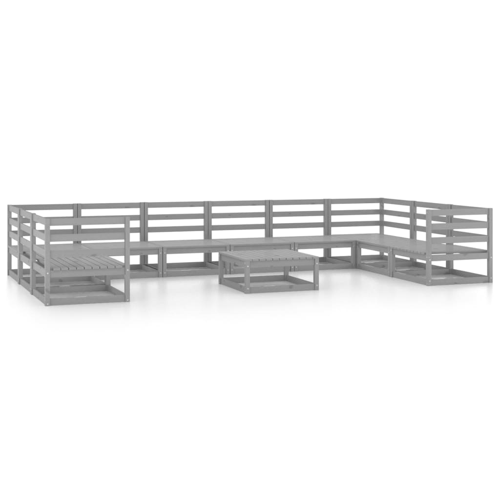 1 Loungeset Massief Grenenhout Nee