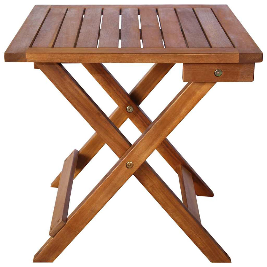 Ligbedden 2 St Met Tafel En Kussens Massief Acaciahout 1
