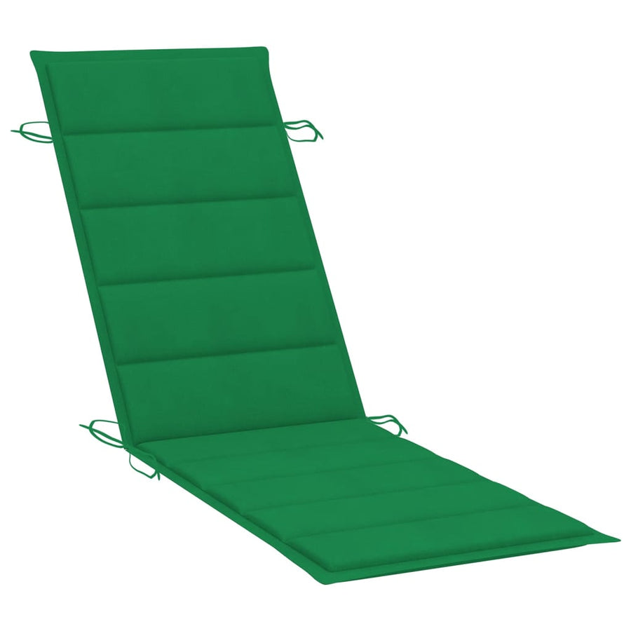 Ligbedden 2 St Met Tafel En Kussens Massief Acaciahout Groen 2 ligbedden met tafel