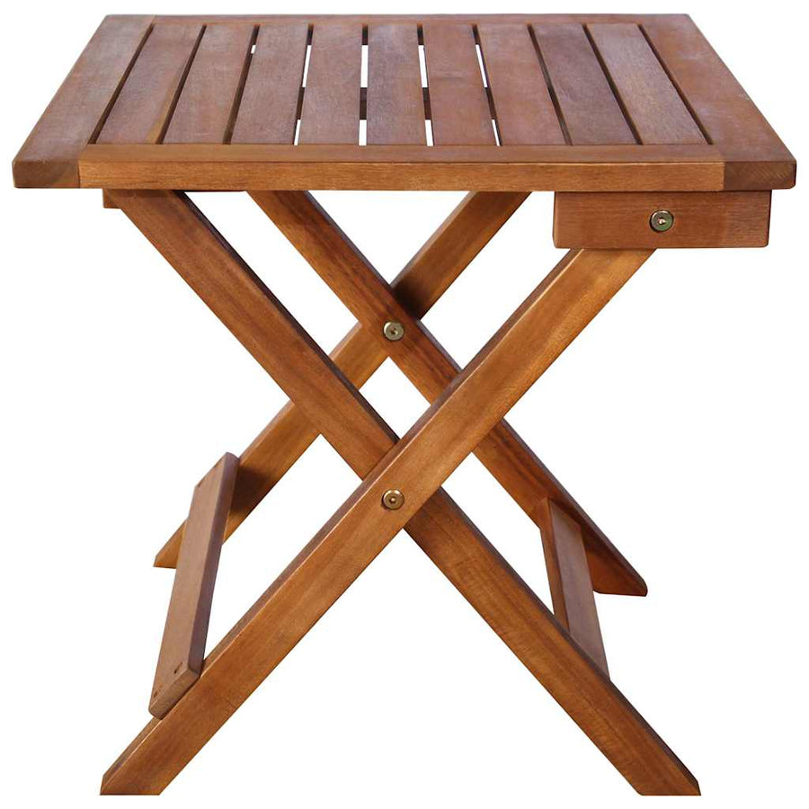 Ligbedden 2 St Met Tafel En Kussens Massief Acaciahout 1