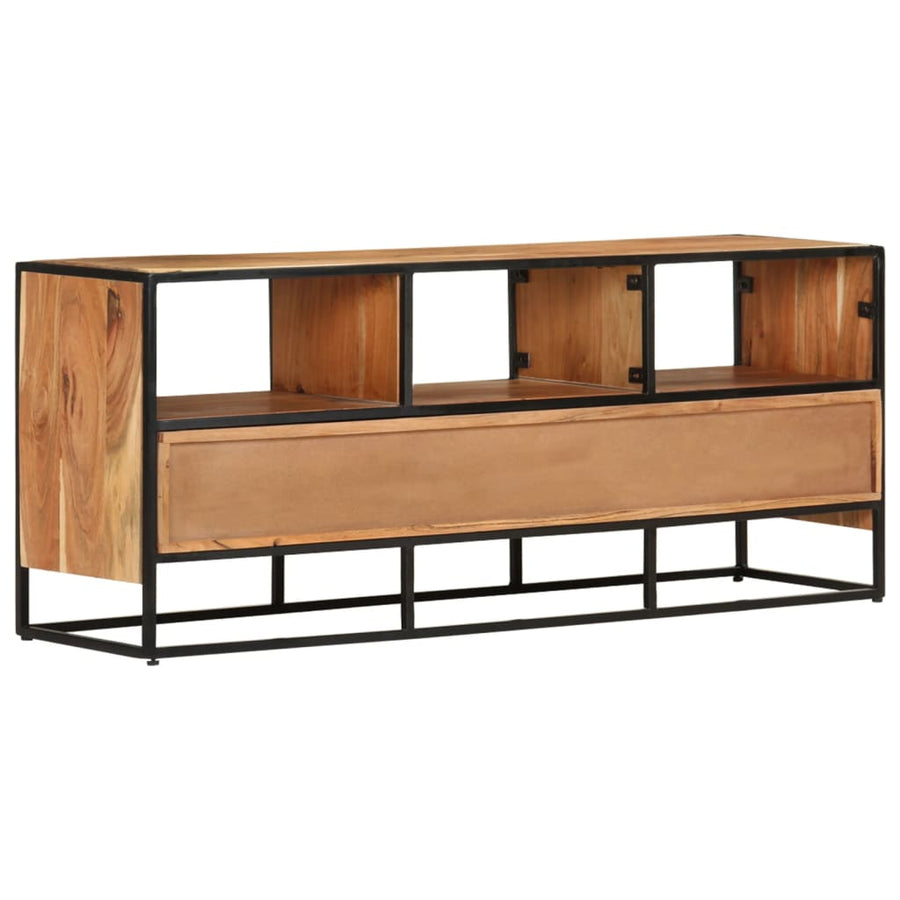 Tv-Meubel 0X30X45 Cm Massief Acaciahout Bruin