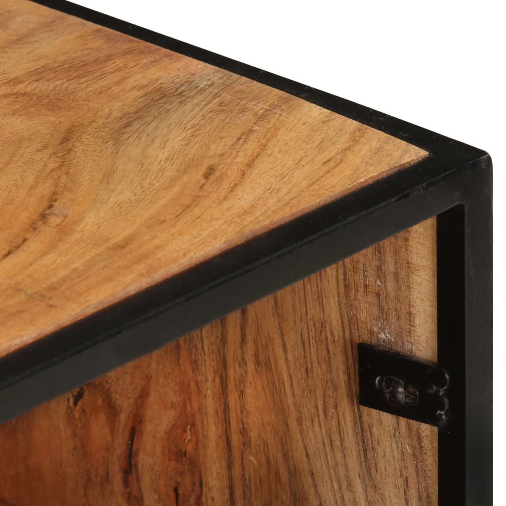 Tv-Meubel 0X30X45 Cm Massief Acaciahout Bruin